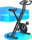 MERACH Bicicleta Estatica Plegable, Pantalla LCD, Bicicleta de Fitness Magnetica, Capacidad Maxima 136KG