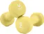 unycos - Par de Mancuernas Redondas de Neopreno, 3 kg, Amarillo
