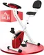 HOMCOM Bicicleta Estática Plegable con Respaldo