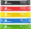 Panathletic Bandas Elásticas Set de 5 con Guía