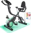 Toputure Bicicleta Estática Plegable 5 en 1 con Respaldo