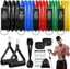 Fokky Gomas Elasticas Musculacion 150LBS, 5 Niveles con Anclaje de Puerta